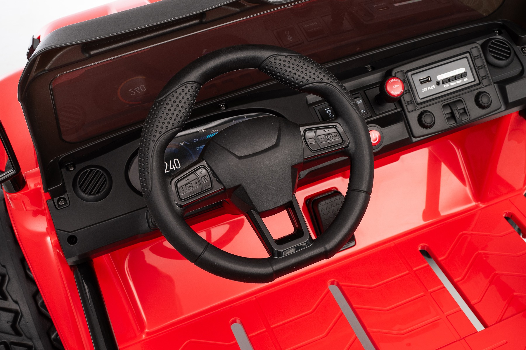 Volan multifuncțional, player MP3 cu intrare USB/AUX