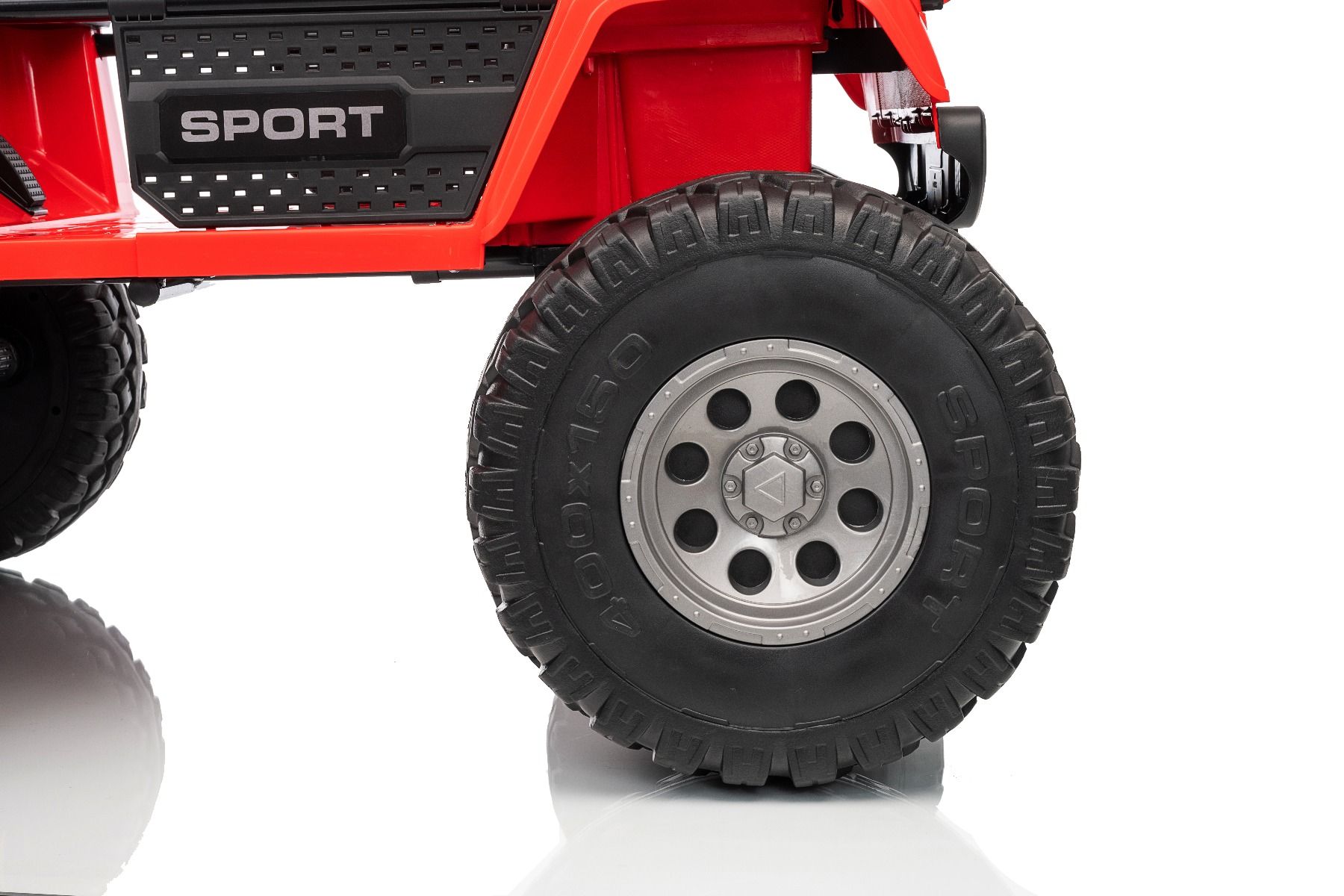 Roți mari EVA cu șasiu înalt