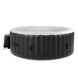 Spa gonflabil mobil NEW BeneoSpa pentru 4 persoane, negru și alb