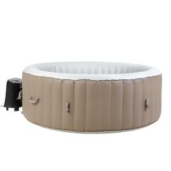 Spa gonflabil mobil NEW BeneoSpa pentru 6 persoane, maro și alb