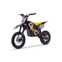 Motocross electric pentru copii Beneo Motors Gazelle galben - 1000W