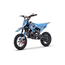 Motocicletă pe benzină pentru copii Beneo Motors CROSS XM albastru - 50cmc