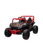 Mașină electrică de jucărie UTV Small 12V, negru, Tracțiune spate, baterie 12V, Roți din plastic, banchetă dublă, Telecomandă 2,4 GHz, Un singur loc, MP3 player cu intrare USB/SD, Lumini LED
