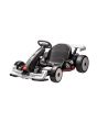 Kart drift licențiat AUDI 24V, alb, lumini LED, Motor 2 x 150W, Modul Drift cu viteză de 12 Km/h, Baterie 24V, Construcție solidă din fier, Scaun reglabil, MP3 Player