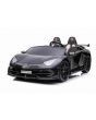 Mașină electrică copii Lamborghini Aventador 24V două locuri, caroserie lăcuită negru, 2.4 GHz DO, scaune moi din PU, afișaj LCD, suspensie, uși cu deschidere verticală, roți EVA moi, MOTOR 2 X 45W, licență ORIGINALĂ