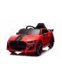 Mașină electrică Ford Shelby Mustang GT 500 Cobra, roșu, telecomandă 2,4 GHz, intrare USB, lumini LED, motor 2 x 30 W, licență ORIGINALĂ