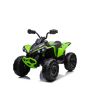 Quad electric Can-am Renegade, verde, cu un singur loc, suspensii față și spate, lumini LED, baterie de 12 V, 2 motoare de 35 W, roți moi EVA, player MP3 cu intrare USB/AUX, licențiat