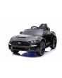 Mașină electrică copii Ford Mustang 24V, negru, roți EVA moi, Motoare: 2 x 16.000 rpm, baterie 24V, lumini LED, telecomandă de 2,4 GHz, MP3 Player, licență ORIGINALĂ