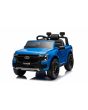 Mașină electrică de jucărie FORD Ranger, albastru, Scaun piele, Telecomandă 2,4 GHz, Intrare Bluetooth/USB, Suspensii, Baterie cu litiu, Roți din plastic, MOTOR 2 X 30W, Licență ORIGINALĂ