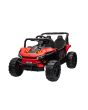 Mașină electrică de jucărie UTV Small 12V, roșu, Tracțiune spate, baterie 12V, Roți din plastic, banchetă dublă, Telecomandă 2,4 GHz, Un singur loc, MP3 player cu intrare USB/SD, Lumini LED