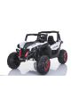 Mașină electrică copii NOU RSX Alb, 4x4, 2x12V, rotile EVA, scaun larg cu doua locuri, cheie pentru Start, 2.4 GHz, 4X MOTOR, 2 cifre, USB, card SD