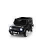 Mașinuță electrică Mercedes G, negru, scaun individual, baterie litiu, telecomandă 2.4 GHz, 2XMOTOR, USB, card SD, licență ORIGINALĂ