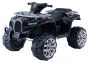 ATV electric tip Quad ALLROAD 12V, negru, roți uriașe EVA, 2 x 12V, motoare, lumini LED,  MP3 player cu port USB, baterie 12V7Ah