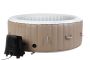Jacuzzi gonflabil mobil NEW BeneoSpa pentru 4 persoane, maro și alb