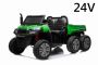 Mașină electrică copii FARM RIDER 6X6 24V cu tracțiune pe 4 roți 4 X 100W, baterie 24V/7Ah, roți EVA, suspensii, telecomandă 2,4 GHz, 2 locuri,  MP3 player cu intrare USB / SD, Bluetooth