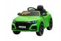 Mașină electrică copii Audi RS Q8, 12V, telecomandă de 2,4 GHz, intrare USB, lumini LED, baterie de 12V, roți EVA moi, MOTOR 2 X 35W, verde, licență ORIGINALĂ