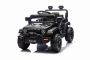 Mașină electrică OFFROAD NEW cu tracțiune spate, negru, baterie litiu, șasiu înalt, scaun larg, suspensie, telecomandă 2,4 GHz, lumini LED