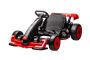 Kart drift licențiat AUDI 24V, roșu, lumini LED, Motor 2 x 150W, Modul Drift cu viteză de 12 Km/h, Baterie 24V, Construcție solidă din fier, Scaun reglabil, MP3 Player