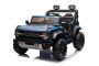 Mașină electrică de jucărie Ford Bronco XL cu tracțiune spate, model cu licență, albastru, baterie litiu, șasiu înalt, două locuri, suspensie punte spate, telecomandă 2,4 GHz, player MP3 cu intrare USB, lumini LED