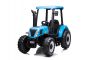 Tractor electric pentru copii NEW HOLLAND-T7 12V, un loc, albastru, scaun din piele, MP3 Player cu intrare USB, tracțiune spate, motor 2x 35W, roți EVA, telecomandă de 2,4 GHz, licență originală