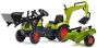 Tractor cu pedale FALK 2040N Claas Arion 410 cu cupă, excavator și remorcă