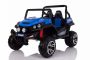 Mașinuță electrică pentru copii RSX tip ATV, Albastră-2.4Ghz, 4x Motoare, telecomandă, 2 scaune din piele, roți ușoare Eva, Radio FM, Bluetooth