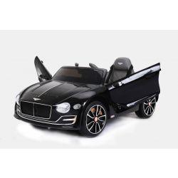 Mașină electrică copii Bentley EXP 12 Prototip, 12 V, 2.4 GHz, ușile se deschid, roți EVA, scaun din piele, 2X MOTOR, negru, licență ORGINALĂ