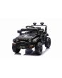 Mașina electrica copii OFFROAD NEW cu tracțiune spate, negru, baterie litiu, șasiu înalt, scaun larg, suspensie, telecomandă 2,4 GHz, lumini LED