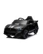 Mașină electrică copii Ford Shelby Mustang GT 500 Cobra, negru, telecomandă 2,4 GHz, intrare USB, lumini LED, motor 2 x 30 W, licență ORIGINALĂ
