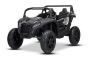 Mașina electrica copii UTV XXL 24V, negru, cu două locuri, motor cu diferențial, roți gonflabile din cauciuc, punți spate cu suspensii, frână pe disc, scaun căptușit, volan reglabil, bluetooth, player MP3 cu intrare USB/SD