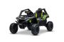 Mașinuță electrică de jucărie Kawasaki TERYX KRX 1000 12V, negru, un scaun, suspensie punte spate, telecomandă 2.4 Ghz, baterie litiu, 2 motoare x 25W, rame de protecție care se deschid, player MP3 cu intrare USB/AUX, model cu licență