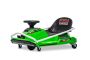 Kart Drifting Beneo Motors 24V, verde, motor fără perii de 300W, baterie litiu, mod Drift cu viteză de 14 km/h, construcție din fier masiv, centură de siguranță, scaun sport, volan multifuncțional