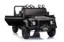 Maşinuţa electrica copii Land Rover Defender 110 SVX 12V, negru, tracțiune 4X4, lumini LED, suspensii față și spate, telecomandă 2.4 GHz, intrare USB/Aux, Bluetooth, baterie litiu, motor 4 X 25W, licență ORIGINALĂ