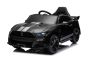 Mașină electrică copii Ford Shelby Mustang GT 500 Cobra, negru, telecomandă 2,4 GHz, intrare USB, lumini LED, motor 2 x 30 W, licență ORIGINALĂ