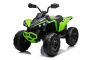 Quad electric Can-am Renegade, verde, cu un singur loc, suspensii față și spate, lumini LED, Baterie litiu, 2 motoare de 35 W, roți moi EVA, player MP3 cu intrare USB/AUX, licențiat