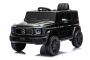 Mașinuță electrică de jucărie Mercedes G580 12V, neagră, telecomandă 2.4 GHz, Bluetooth, intrare USB / SD, baterie litiu, lumini LED, înmatriculare ORIGINALĂ