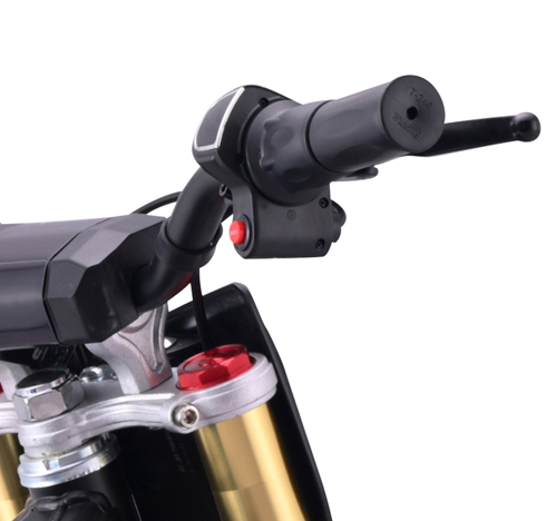 Regulator de viteză cu furcă și ghidon ranforsate