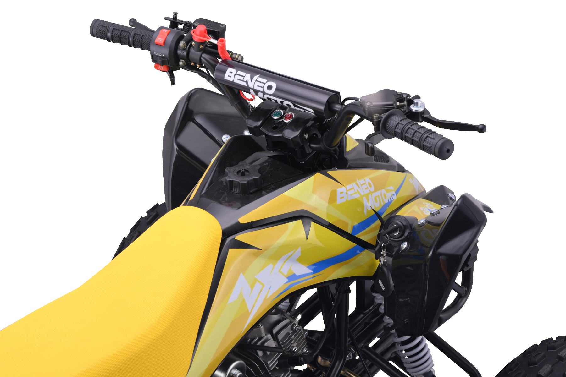 Comutator de oprire de urgență, limitator de viteză